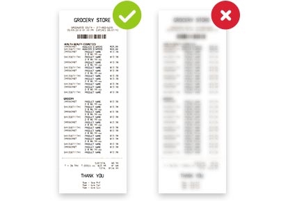  Photo of your Receipt